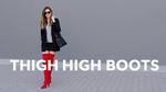 Red Thigh High Boots Style Guide and Outfit Ideas