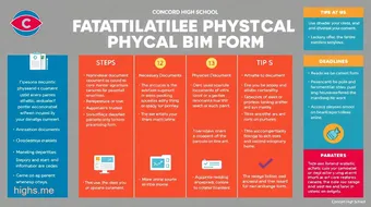 Concord High School Athletic Physical Form Guide