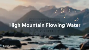 High Mountain Flowing Water Ruan Sheet Music