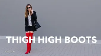 Red Thigh High Boots Style Guide and Outfit Ideas